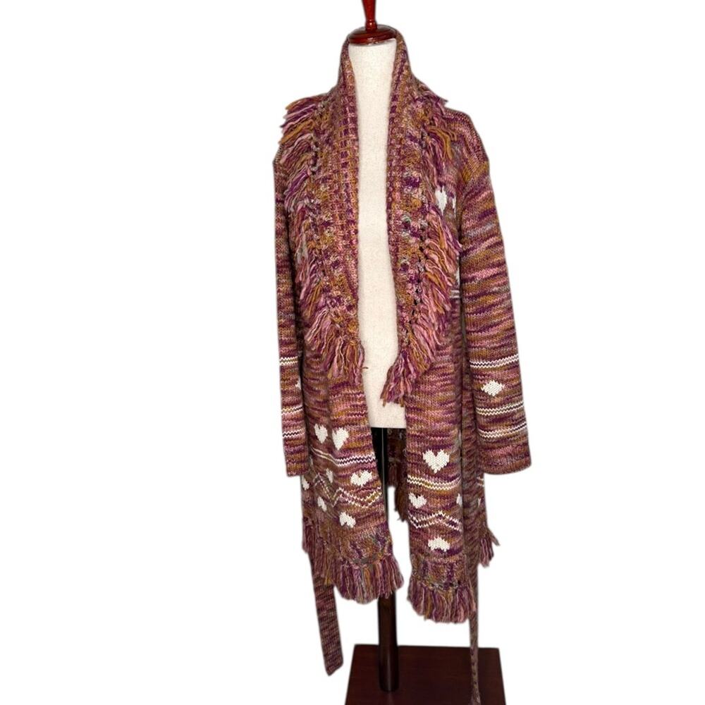 LoveShackFancy Wyatt Burgundy Duster – Sz M/L - Picture 7 of 10